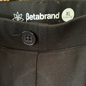 Betabrand Classic Black Trousers